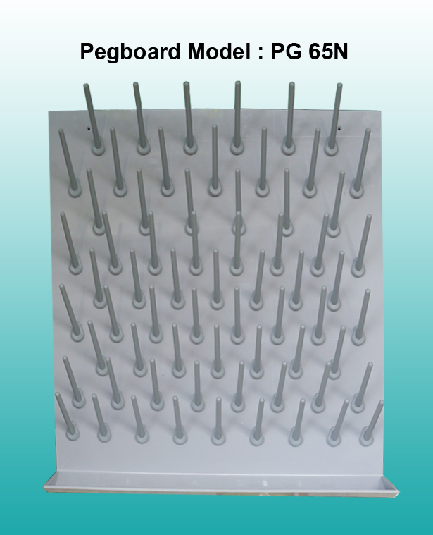 ที่แขวนเครื่องแก้ว, Pegboard