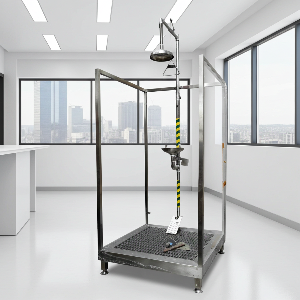 Emergency shower room