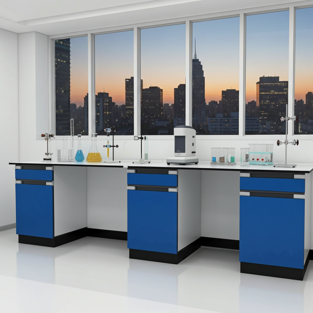 โต๊ะปฏิบัติการชิดผนัง