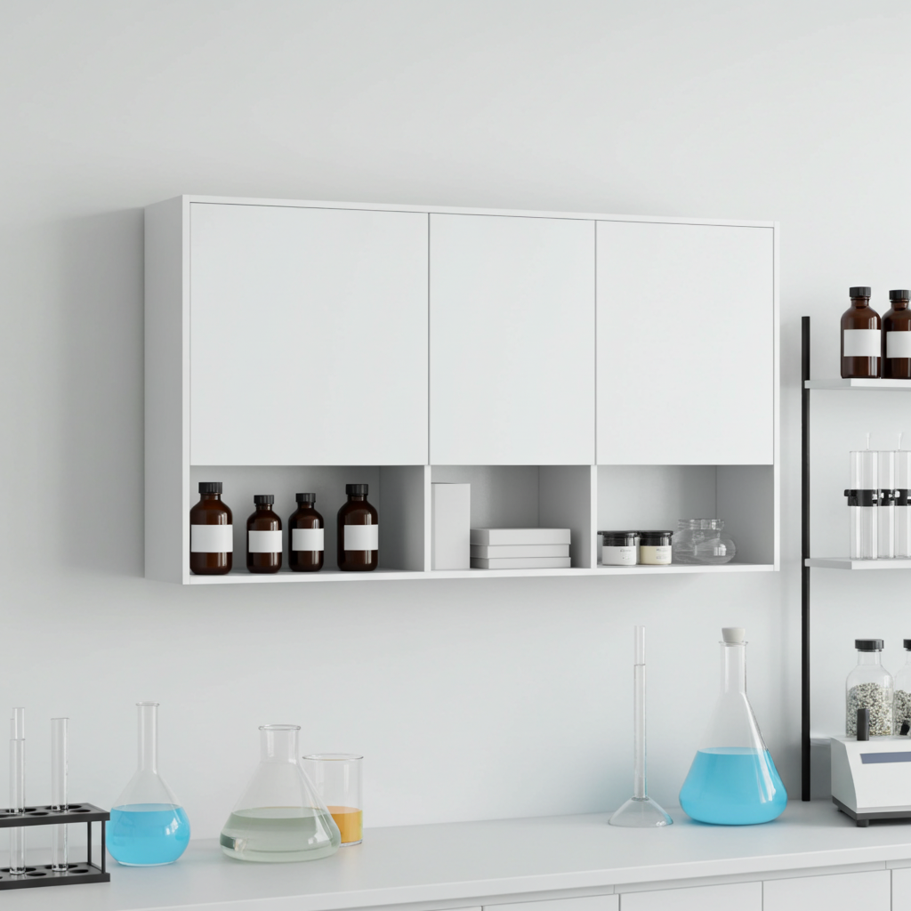 ตู้แขวนผนัง, ตู้เก็บอุปกรณ์, ตู้เก็บเครื่องแก้ว, ตู้เก็บสารเคมี 